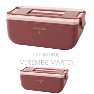 Contemporary Bento-Style Lunch Box With Integrated Handle