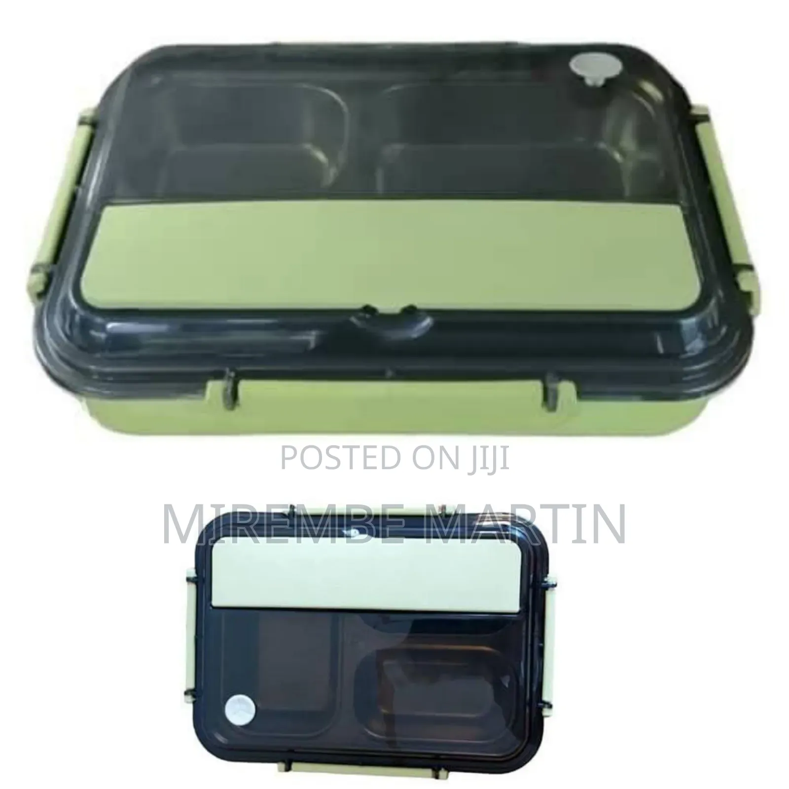 Multi-Compartment Lunch Box With Secure Lid
