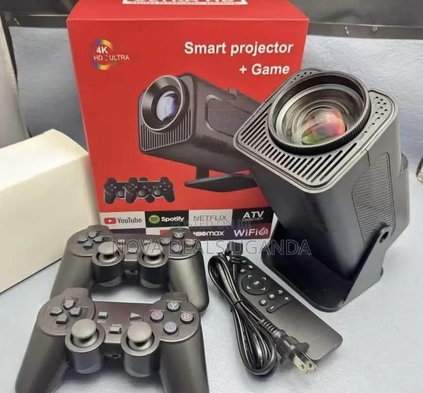 Smart Projector + Built-in Games | WiFi | Home Cinema Projector