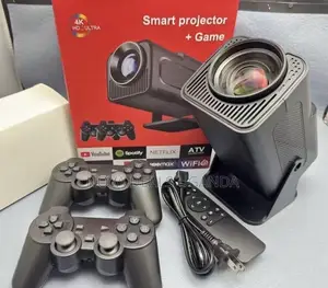 Smart Projector + Built-in Games | WiFi | Home Cinema Projector