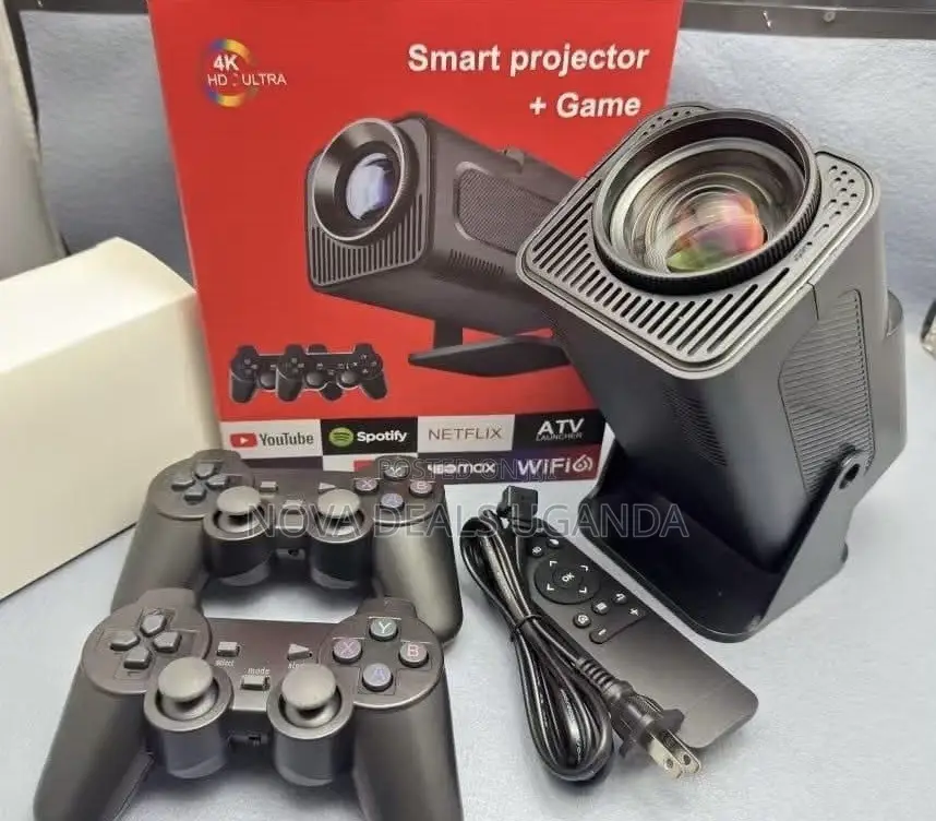 Smart Projector + Built-in Games | WiFi | Home Cinema Projector
