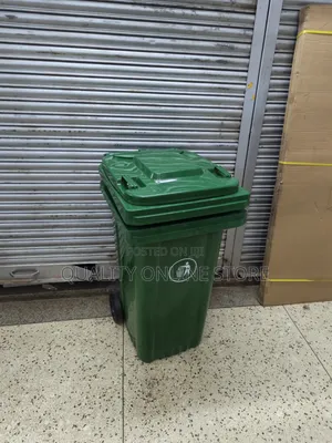 Forest Green 240litres Plastic Dust Bin Plastic Dust Bin