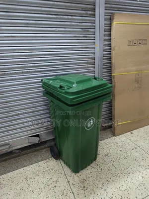 Forest Green 240litres Plastic Dust Bin Plastic Dust Bin