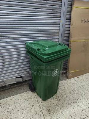 Forest Green 240litres Plastic Dust Bin Plastic Dust Bin