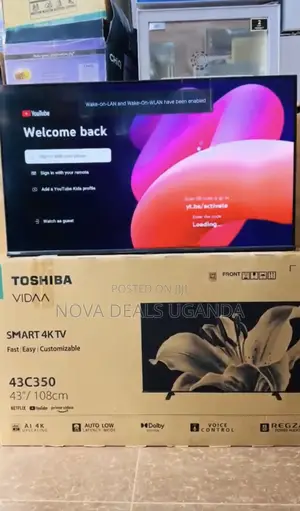 Toshiba 43” Smart TV Vidaa Wifi Led TV Hdmi USB