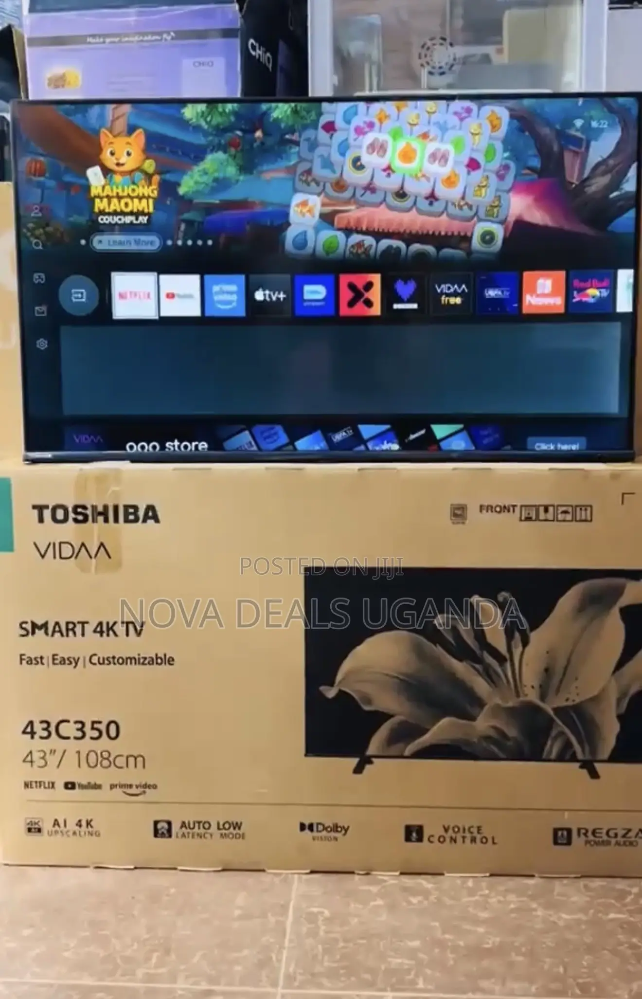Toshiba 43” Smart TV Vidaa Wifi Led TV Hdmi USB