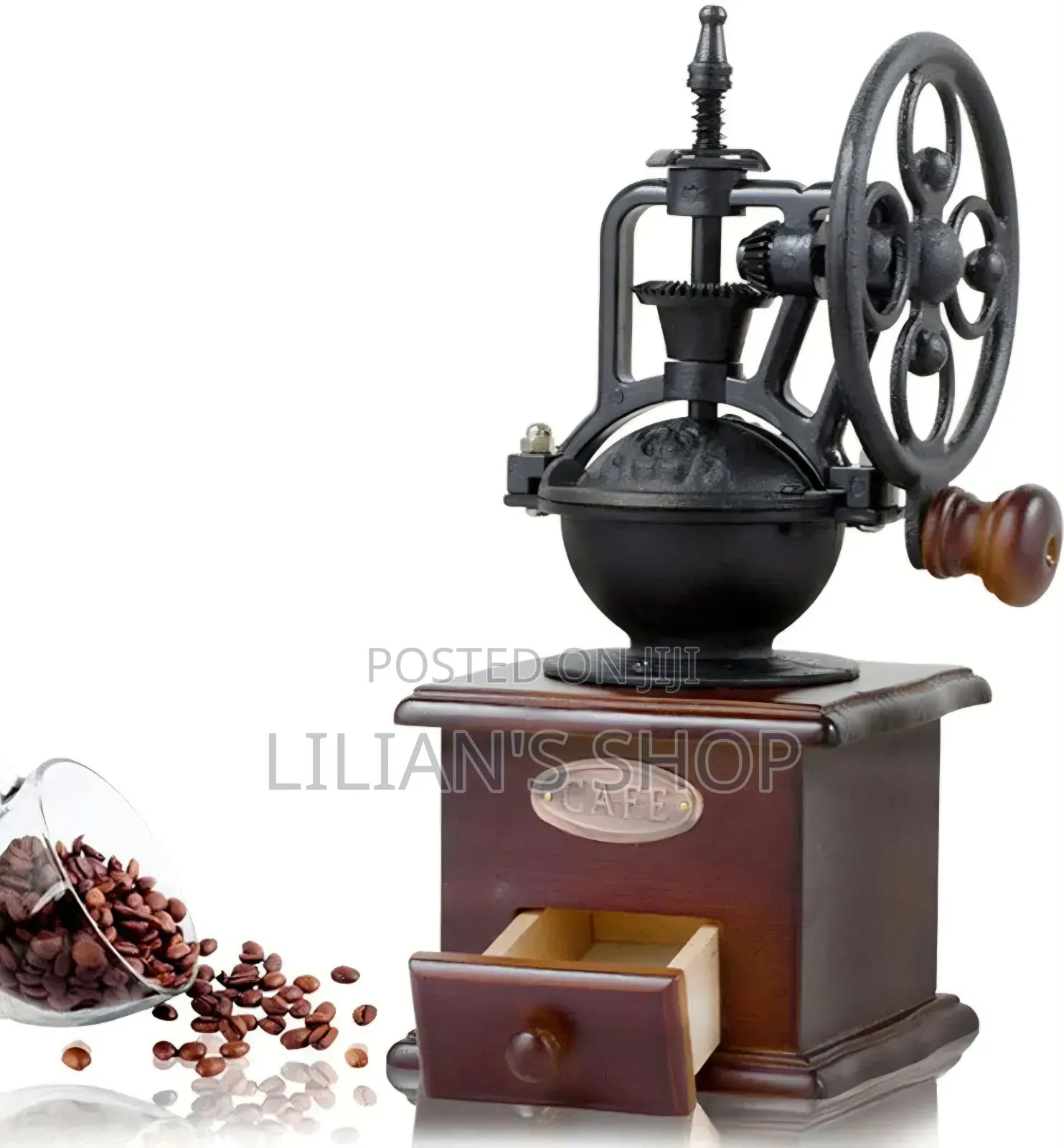 Classic, Manual Wooden Coffee Grinder