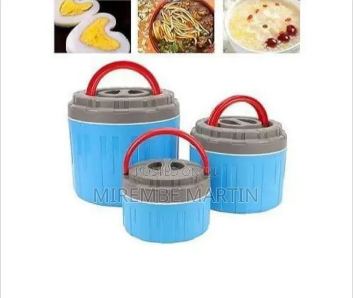 Insulated Food Flasks / Thermal Food Carrier Set