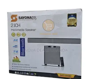 Sayonapps 2.1CH Multimedia Soundbar Speaker With Subwoofer AudioSystem