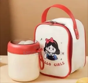 Portable Insulated Food Jar and Lunch Bag Set