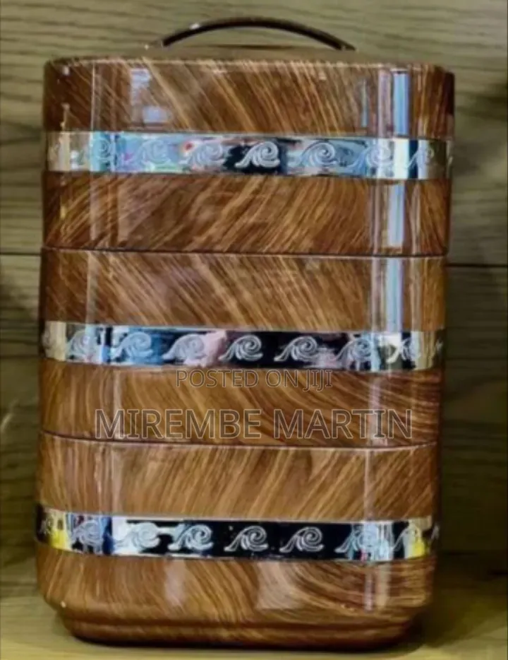 Decorative Tiered Thermal Lunch/Food Carrier