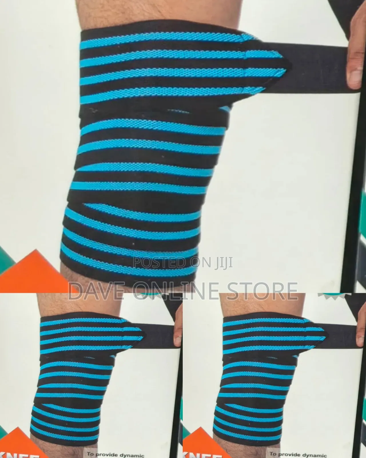 Elastic Compression Knee Wrap Support Strap.