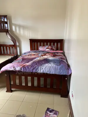 Simple Bed in Brown