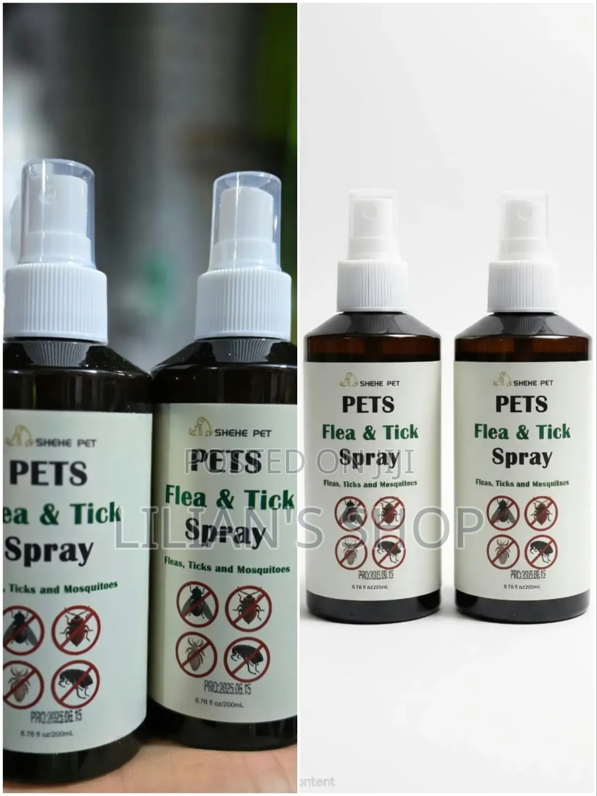 Shehe Pet Flea Tick Spray