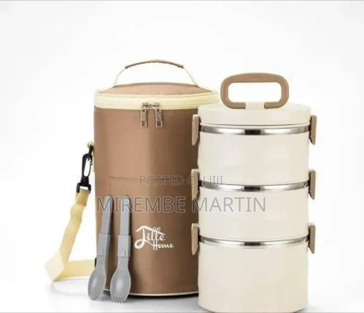 Jille Home Stackable Thermal Lunch Box Set With Insulated Bag