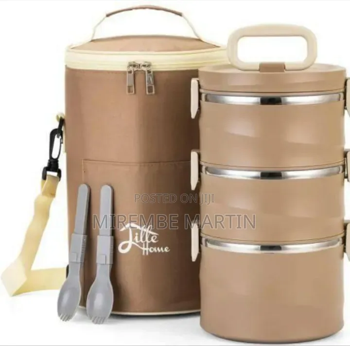 Jille Home Stackable Thermal Lunch Box Set With Insulated Bag