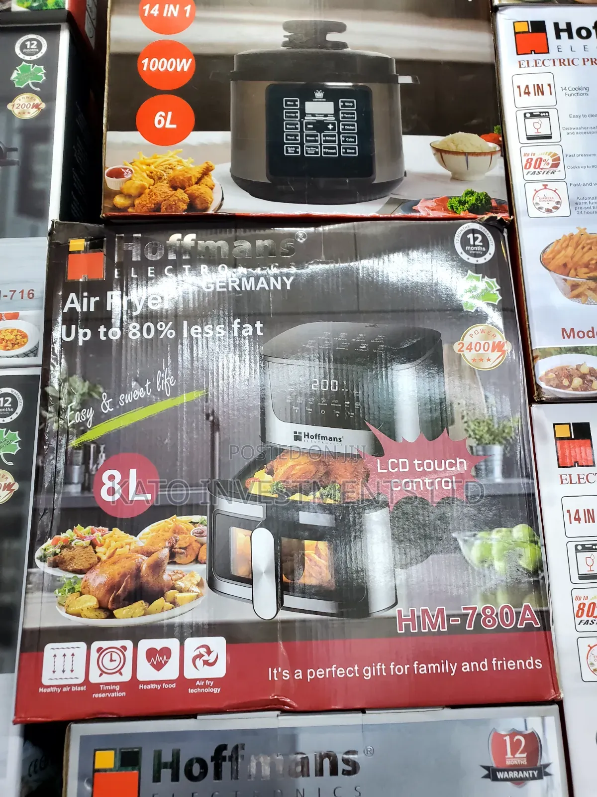 Hoffmans HM-780A, an 8-Liter Digital Air Fryer