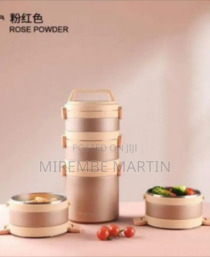 Stackable Insulated Multi-Tier Lunch Container / Bento Box