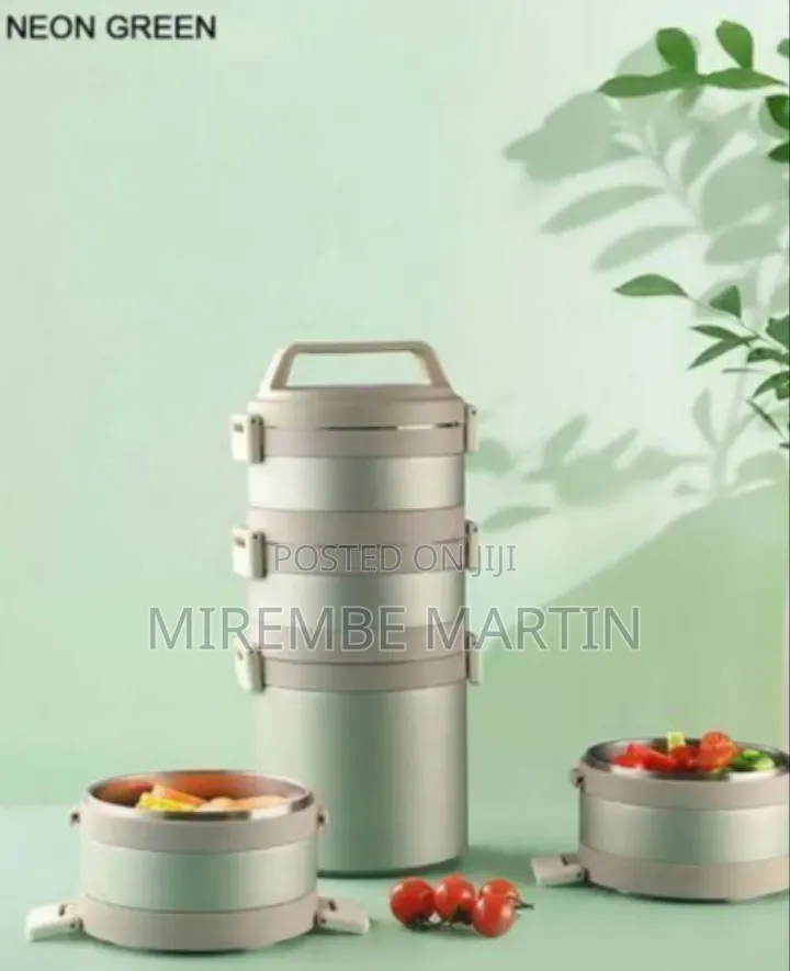 Stackable Insulated Multi-Tier Lunch Container / Bento Box
