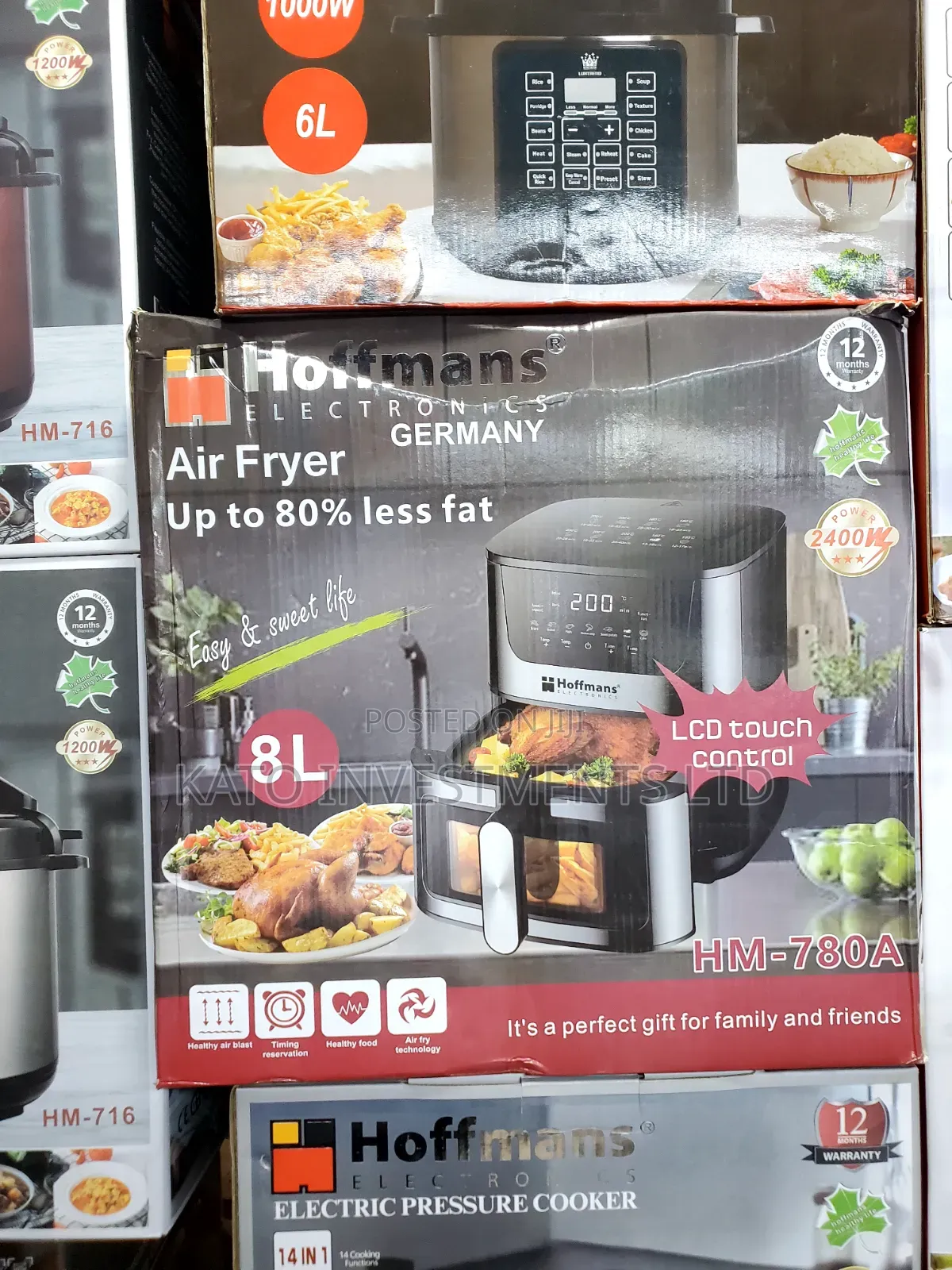 Hoffmans HM-780A, an 8-Liter Digital Air Fryer