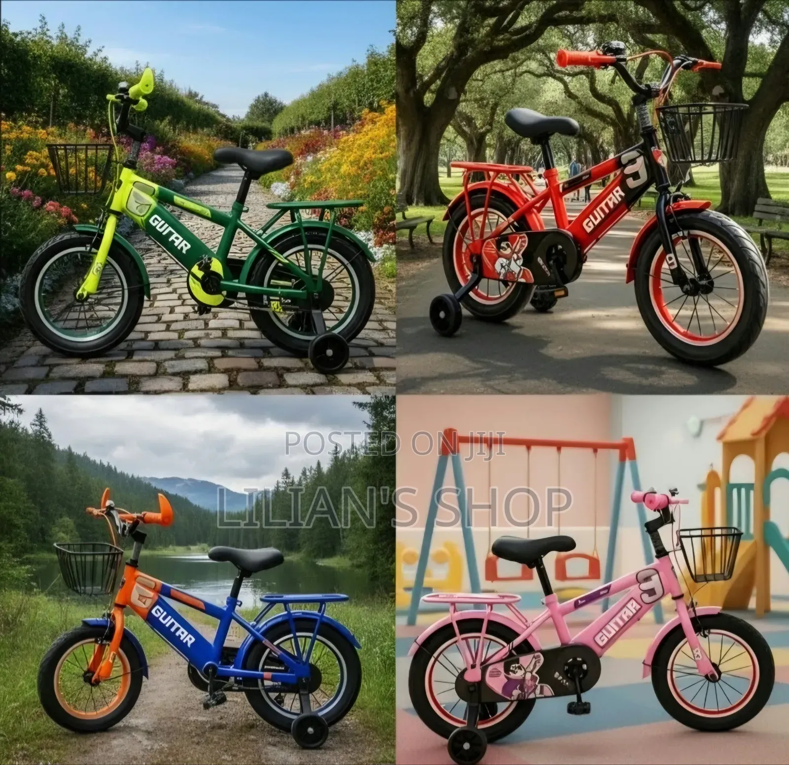 12-Inch Guitar Kids' Bicycles