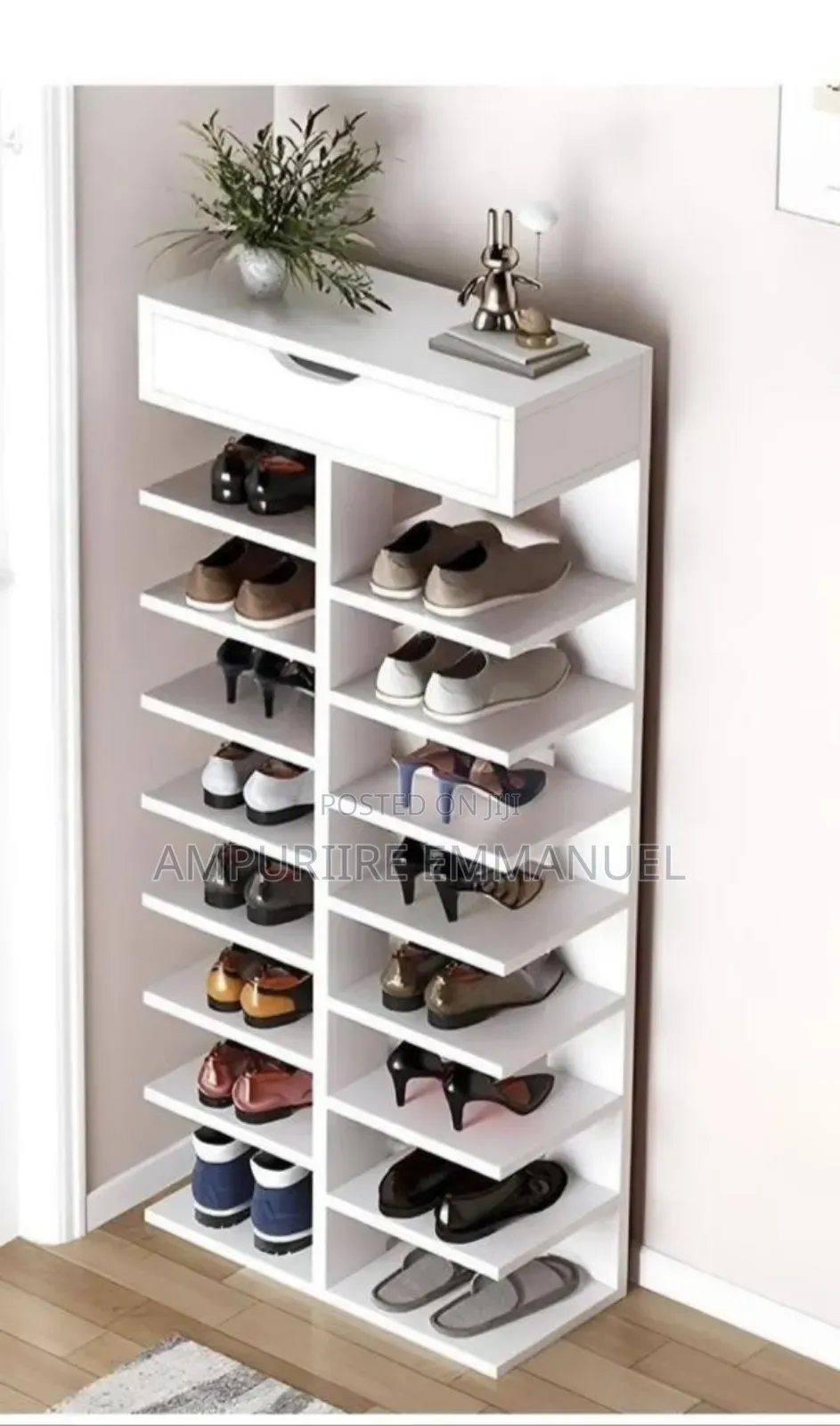 White Shoe Rack