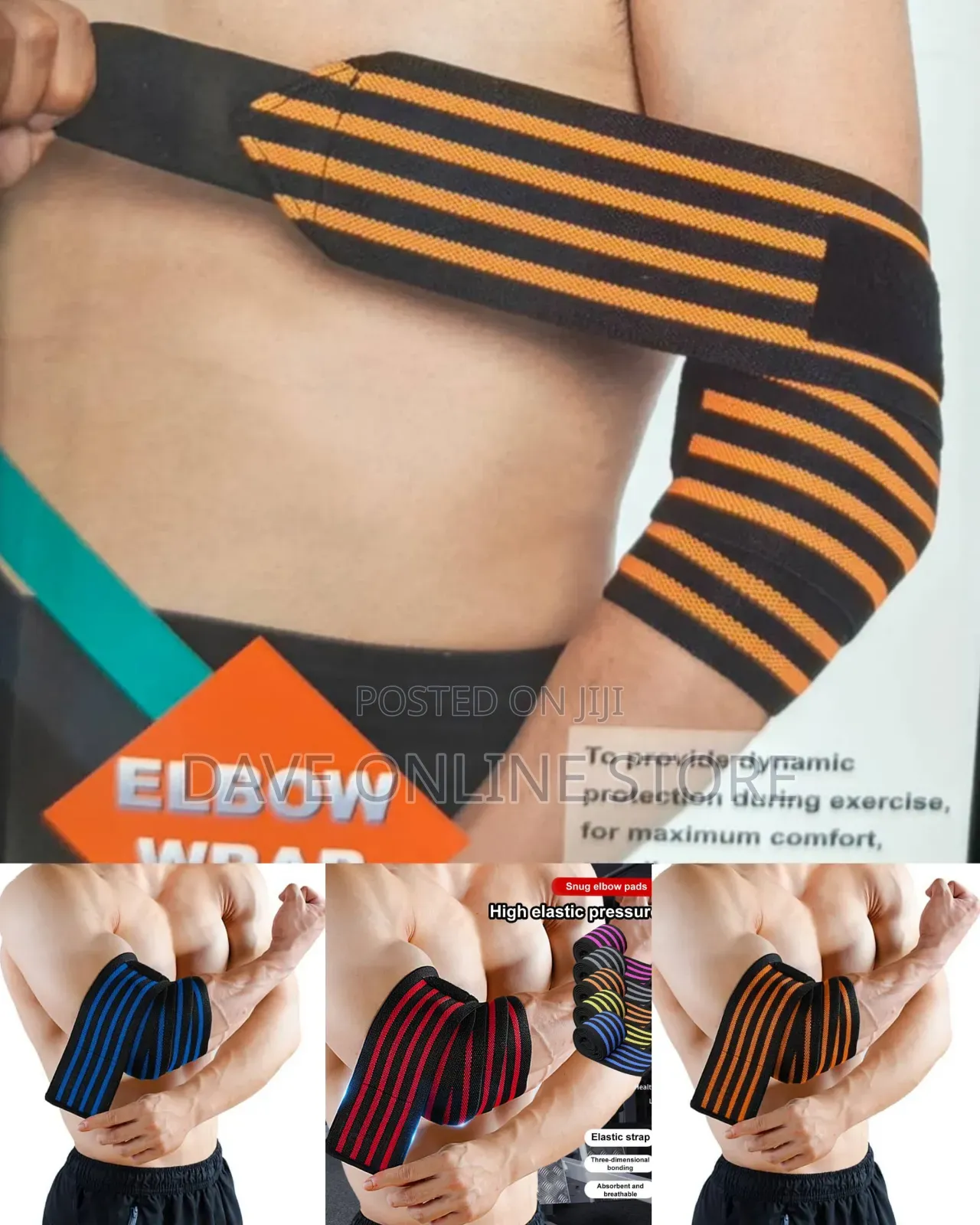 Adjustable Elastic Elbow Wrap