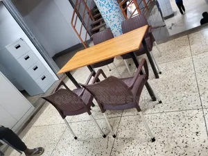 Impulse Dining Wooden Table and Chairs Plastic Table and Chairs