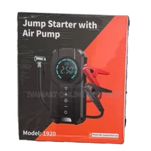 4-in-1 Portable Car Jump Starter With Built-in Air Pump - Model 1920