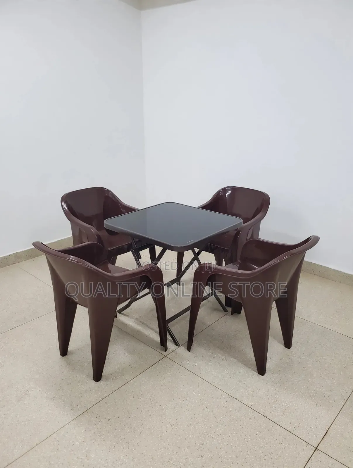 Glass Foldable Dining Table and Chairs Foldable Glass Table and Chairs