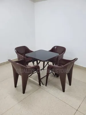 Glass Foldable Dining Table and Chairs Foldable Glass Table and Chairs