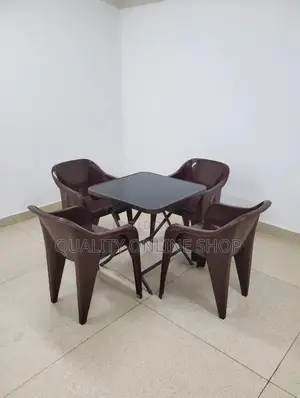 Glass Foldable Dining Table and Chairs Foldable Glass Table and Chairs