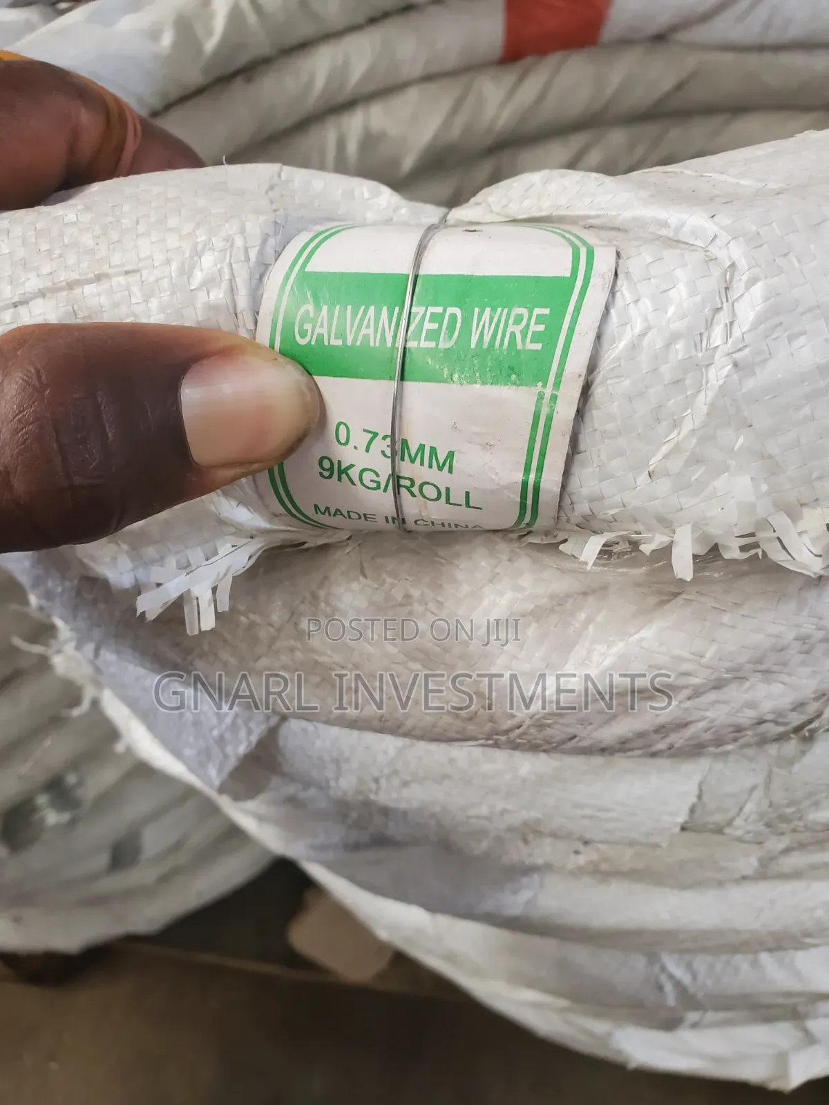 22G 9kg Roll Galvanized Wire 0.73mm