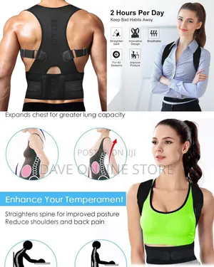 Magnetic Thoracic Back Brace and Posture Corrector.