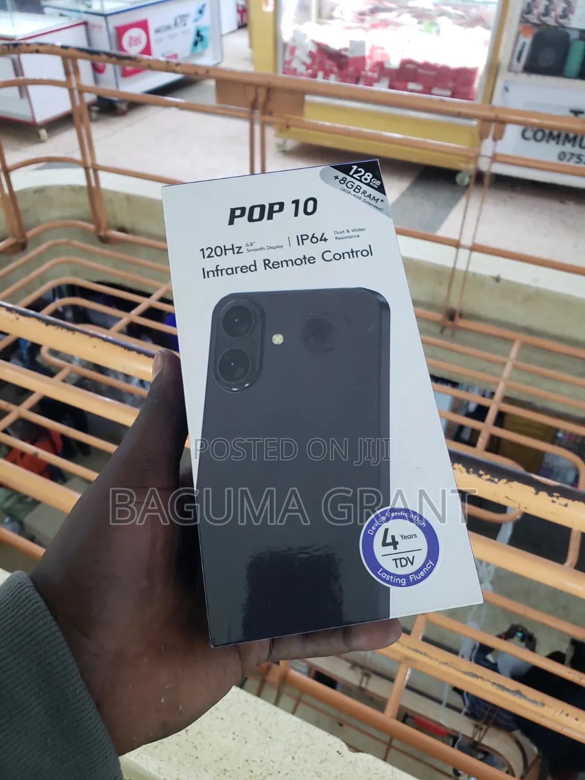 New Tecno Pop 10 128 GB Black