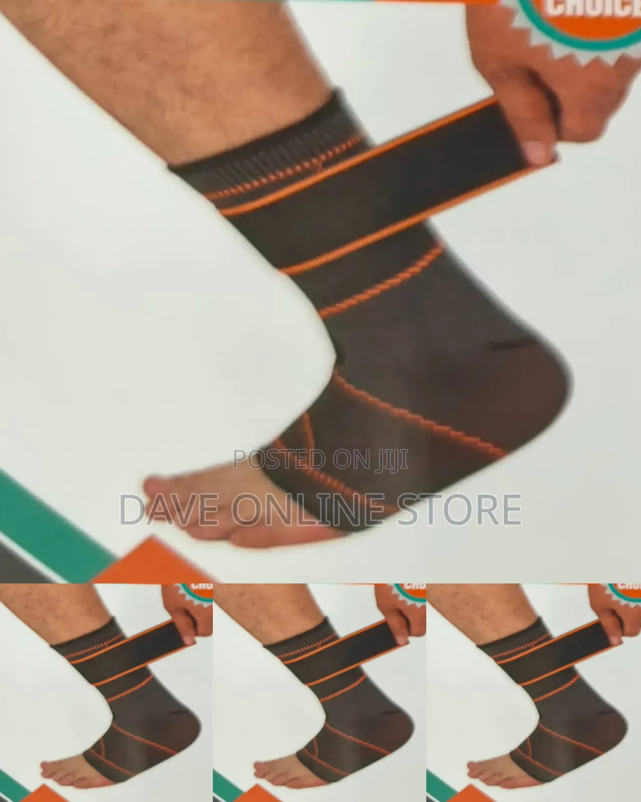 Adjustable Compression Ankle Brace Support Sleeve