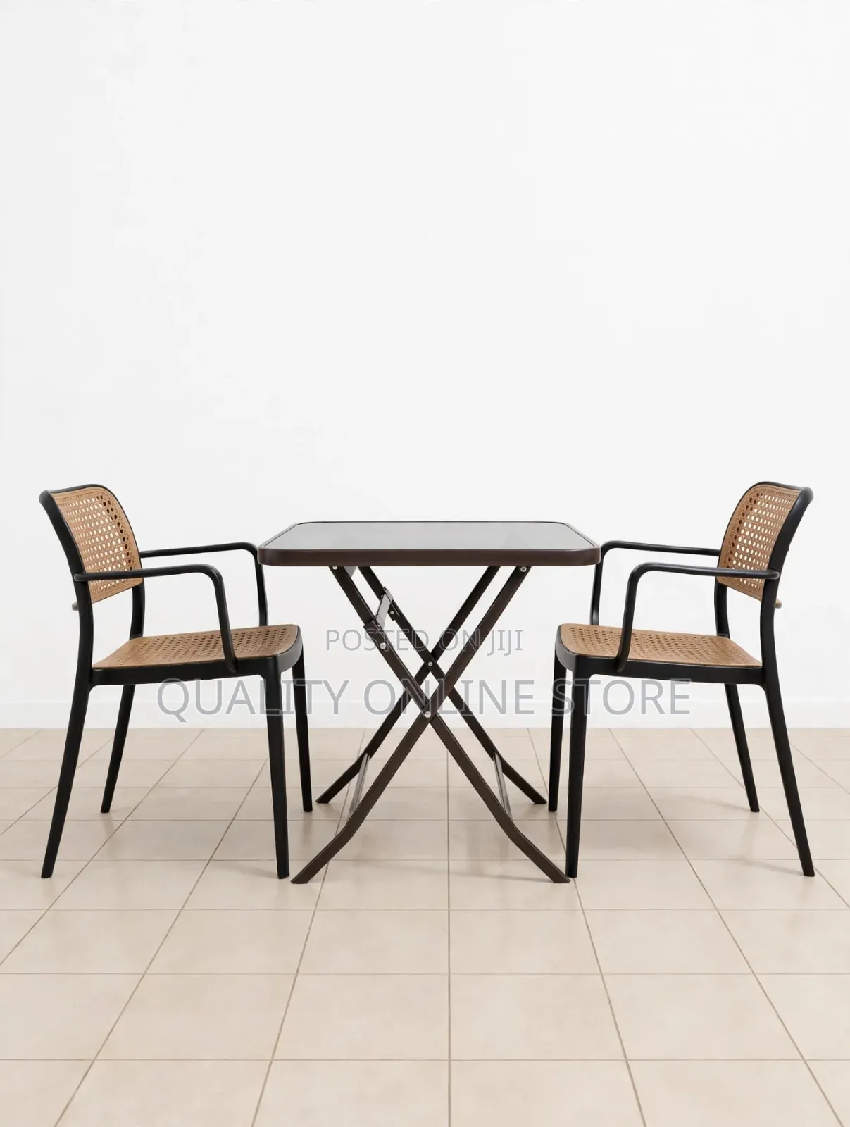 2 Seater Foldable Dining Tables and Chairs Set