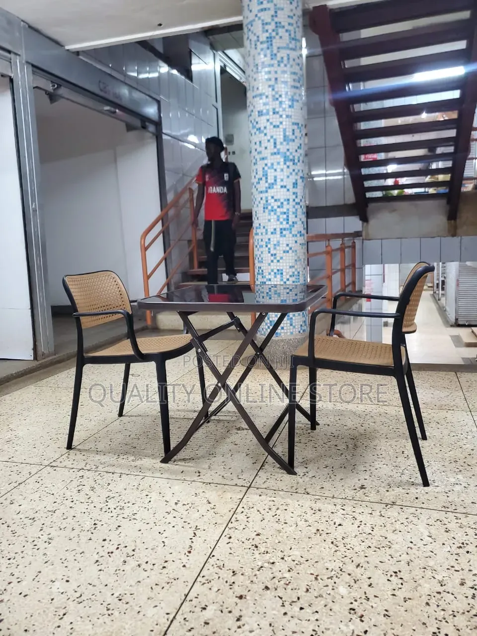 2 Seater Foldable Dining Tables and Chairs Set
