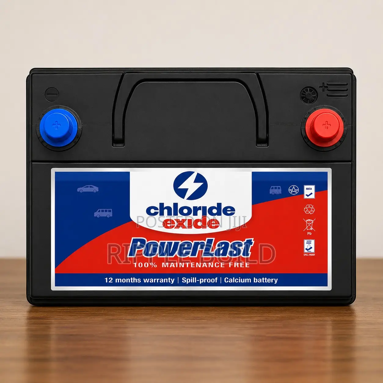 90Ah Chloride Exide PowerLast 090MF 600CCA Car Battery 12V