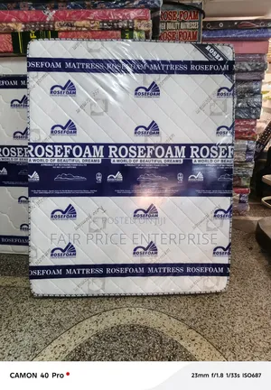 Rosefoam Mattress 5x6x8 Inches. Premium High Density Smart Mattresses