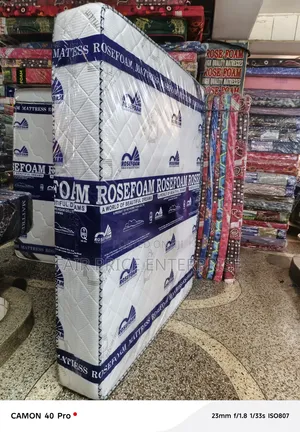 Rosefoam Mattress 5x6x8 Inches. Premium High Density Smart Mattresses