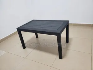 Black Rattan Plastic Table Plastic Table