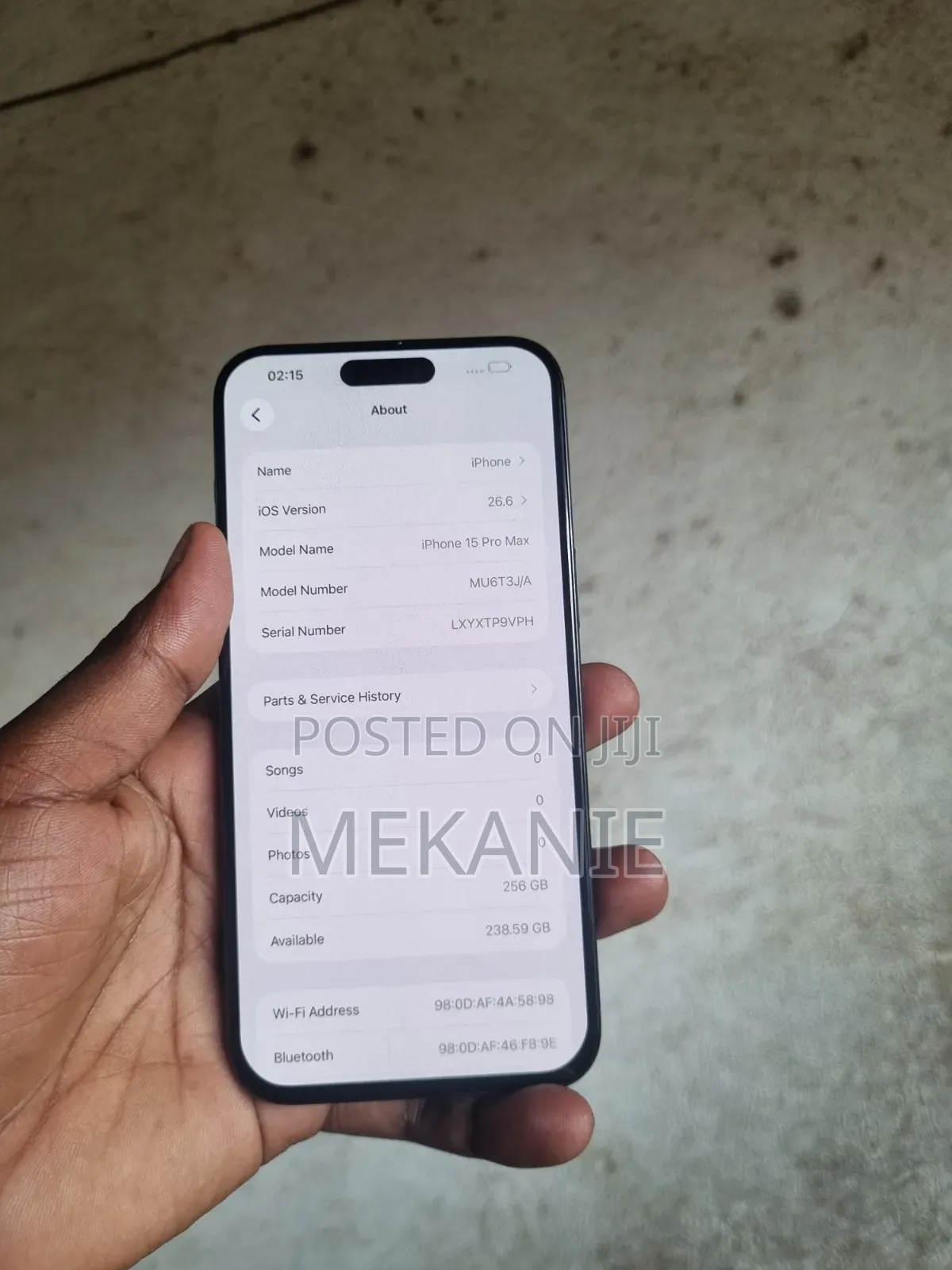 Apple iPhone 15 Pro Max 256 GB Gray