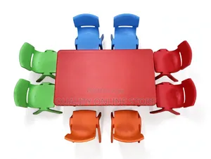 8 Kids Plastic Chairs and Table Kids Table and Chairs