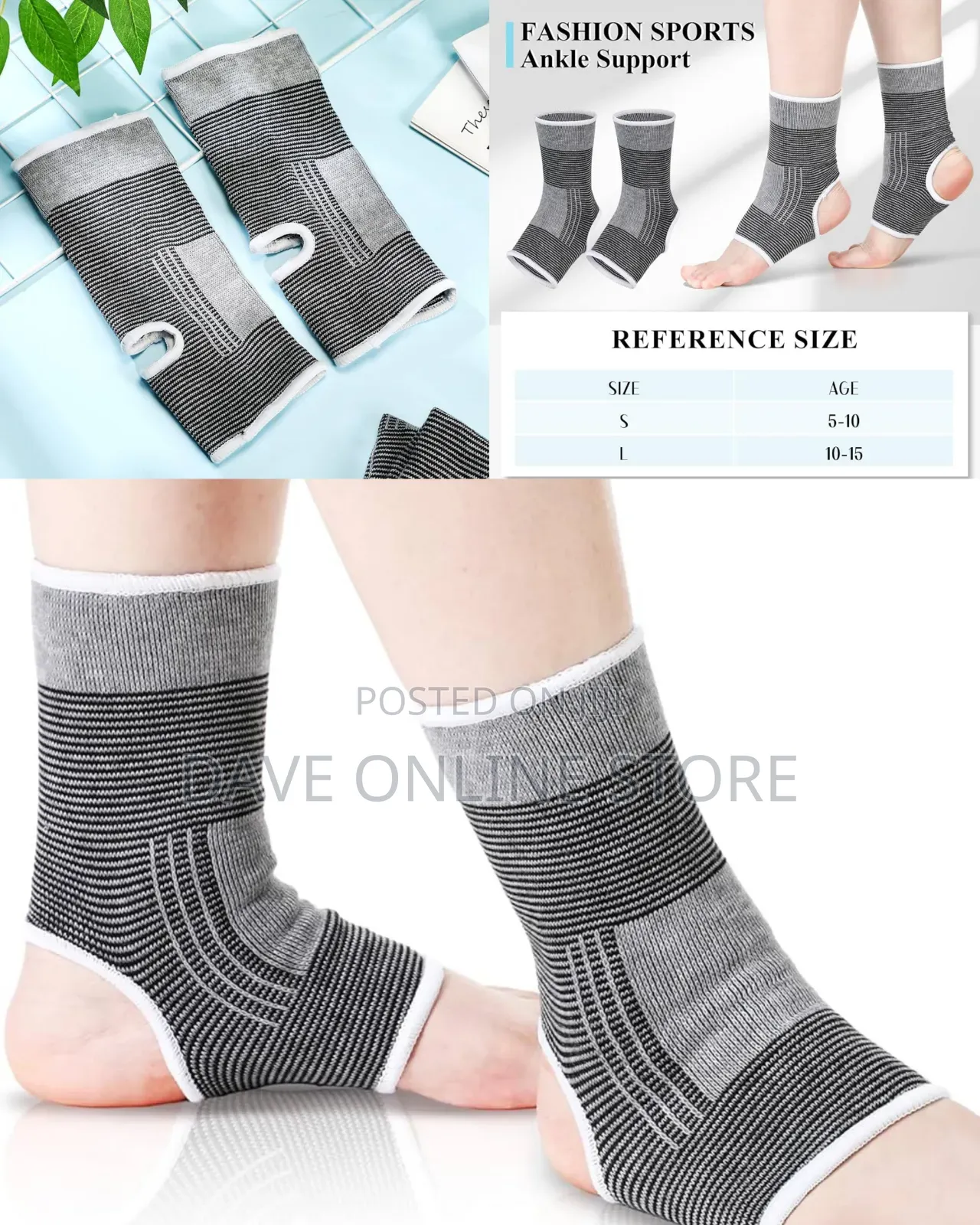 Haysandy Kids Ankle Support Compression Socks