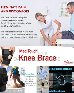 Neoprene MediTouch Knee Brace, an Adjustable Compression Support