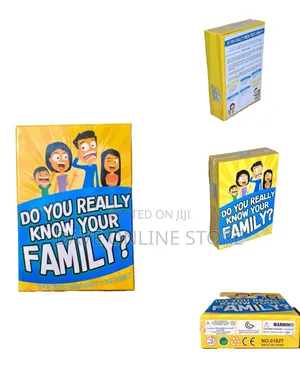 Do You Really Know Your Family?," a Fun Card and Trivia Game