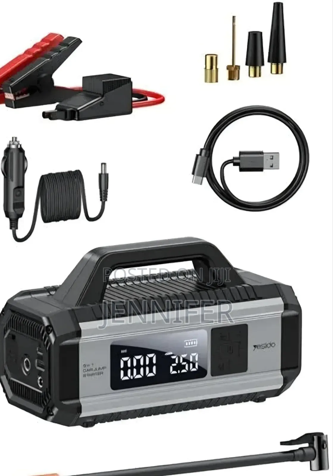 YESIDO VC13 5 in 1 Car Jump Starter 150PSI Tire Inflator Pump