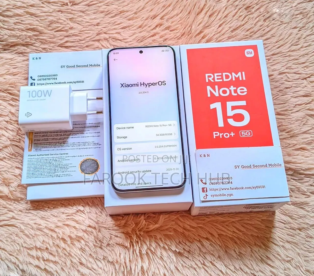 New Xiaomi Redmi Note 15 Pro+ 512 GB Gray