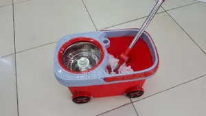 360° Rotating Spin Mop Bucket With Wheels